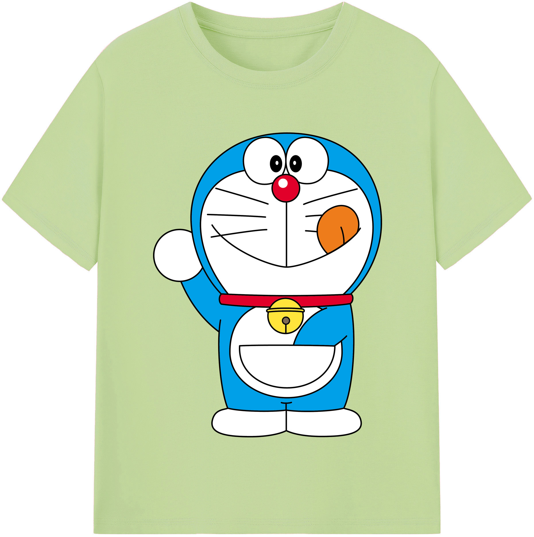 （画像用） ドラえもん Doraemon 綿100％半袖Tシャツ（フロントプリント）